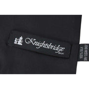 Knightsbridge Neckwear Plain Silk Scarf - Black