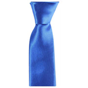 Knightsbridge Neckwear Slim Polyester Tie - Royal Blue