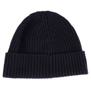 Lacoste Ribbed Wool Beanie - Marine Navy