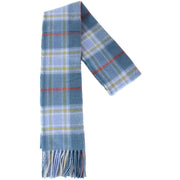 Locharron of Scotland Musselburgh Lambswool Scarf - Blue/White/Yellow