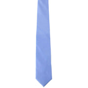 Michelsons of London Plain Ployester Tie - Light Blue