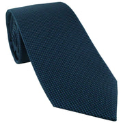 Michelsons of London Plain Silk Tie - Teal