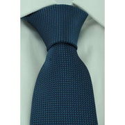 Michelsons of London Plain Silk Tie - Teal