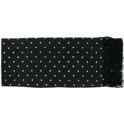 Fine Polka Dot Silk Scarf in Royal Blue Fine Polka Dot Silk Scarf in Royal Blue