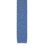 Michelsons of London Silk Knitted Tie - Sky Blue