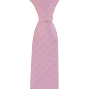 Michelsons of London Textured Dot Silk Tie - Pink