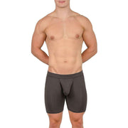 Obviously EliteMan Boxer Brief 6inch Leg - Titanium Grey