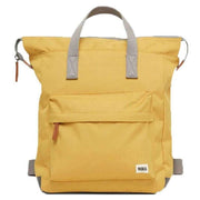 Roka Bantry B Medium Sustainable Canvas Backpack - Flax Yellow