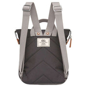 Roka Bantry B Small Sustainable Canvas Backpack - Ash Grey