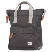 Roka Bantry B Small Sustainable Canvas Backpack - Ash Grey