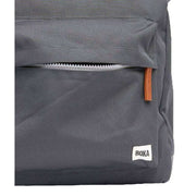 Roka Bantry B Small Sustainable Canvas Backpack - Carbon Grey
