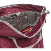 Roka Bantry B Small Sustainable Nylon Backpack - Plum Burgundy