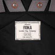 Roka Canfield B Large Sustainable Nylon Backpack - Black