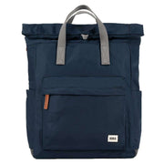 Roka Canfield B Large Sustainable Nylon Backpack - Midnight Navy