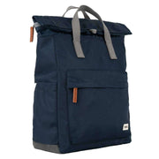 Roka Canfield B Large Sustainable Nylon Backpack - Midnight Navy