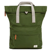 Roka Canfield B Medium Sustainable Nylon Backpack - Avocado Green