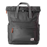Roka Canfield B Medium Sustainable Nylon Backpack - Graphite Grey