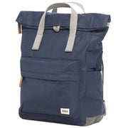 Roka Canfield B Medium Sustainable Nylon Backpack - Midnight Blue