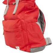 Roka Canfield B Small Sustainable Nylon Backpack - Cranberry Red