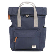 Roka Canfield B Small Sustainable Nylon Backpack - Midnight Blue