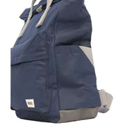 Roka Canfield B Small Sustainable Nylon Backpack - Midnight Blue