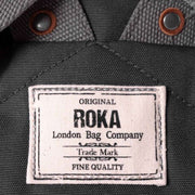 Roka Finchley A Large Sustainable Canvas Backpack - Carbon Grey