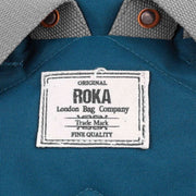 Roka Finchley A Large Sustainable Canvas Backpack - Marine Blue