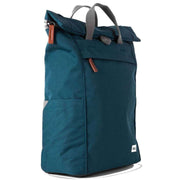 Roka Finchley A Large Sustainable Canvas Backpack - Teal