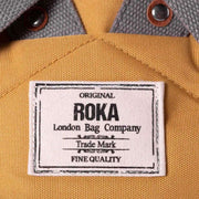 Roka Finchley A Medium Sustainable Canvas Backpack - Flax Yellow