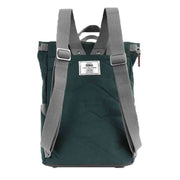 Roka Finchley A Medium Sustainable Canvas Backpack - Forest Green