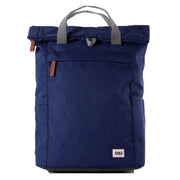 Roka Finchley A Medium Sustainable Canvas Backpack - Mineral Blue