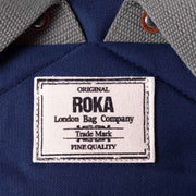 Roka Finchley A Medium Sustainable Canvas Backpack - Mineral Blue