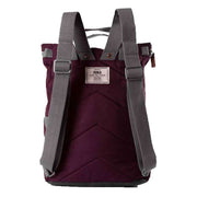 Roka Finchley A Medium Sustainable Canvas Backpack - Sienna Burgundy