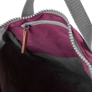 Roka Finchley A Medium Sustainable Canvas Backpack - Sienna Burgundy