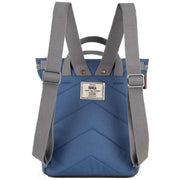 Roka Finchley A Small Sustainable Canvas Backpack - Burnt Blue