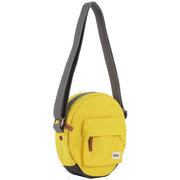 Roka Paddington B Small Sustainable Canvas Crossbody Bag - Custard Yellow