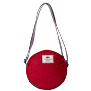 Roka Paddington B Small Sustainable Nylon Crossbody Bag - Cranberry Red