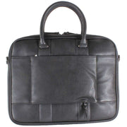 Ted Baker Nevver Striped Document Bag - Black