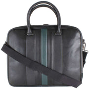 Ted Baker Nevver Striped Document Bag - Black