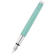 Waldmann Pens Liberty Stainless Steel Nib Fountain Pen - Aquamarine Blue